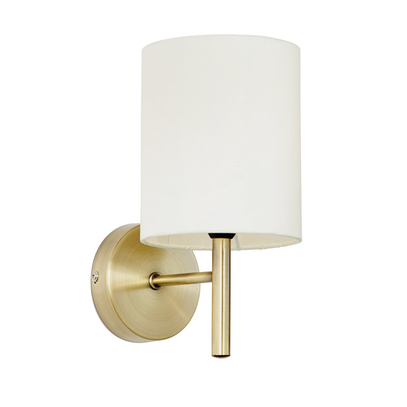 Iyanna Armed Sconce, Antique Brass