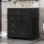 Meuble-lavabo avec lavabo en céramique et plusieurs options de rangement pour la salle de bain