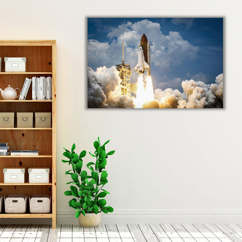 Prêt à lancer - reproduction d'art sur toile, H 20 po x l 30 po
