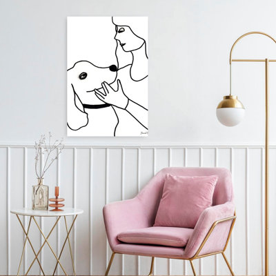Contemporary Art Contemporary Dog Wall Art
