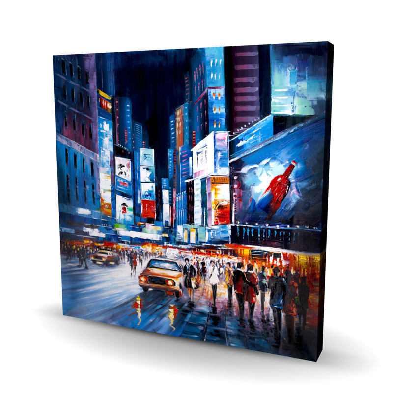 Times Square Perspective - Contemporary Car Canvas Decor