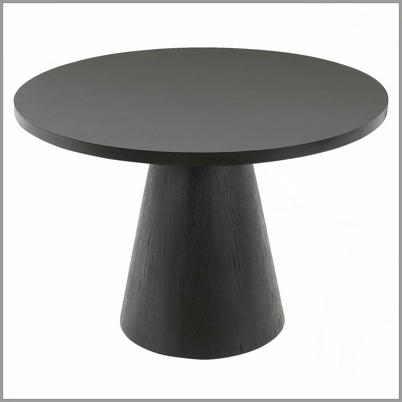 Table de salle à manger Retro Retro, Noir