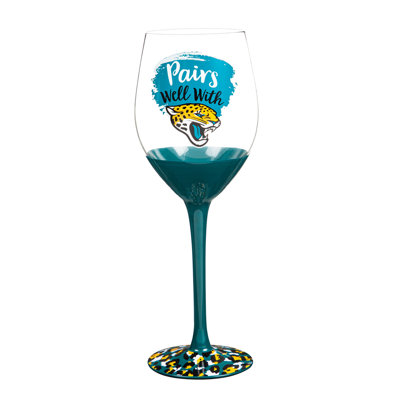 NFL 17 oz. Verre à vin avec boîte-cadeau