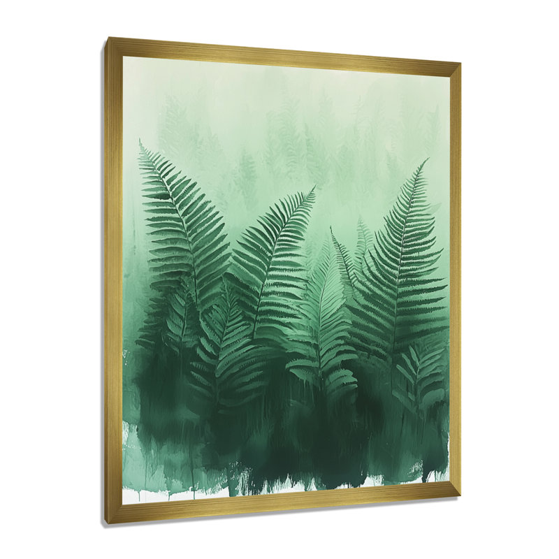 Claudearl - Art mural floral, H 20 po x l 12 po, Picture Framed, Doré