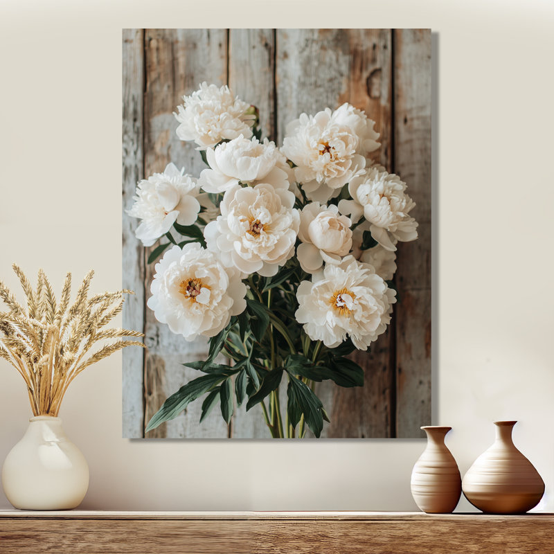 Ightham - Floral Wall Art, Ne s'applique pas, Toile tendue, H 20 po x l 12 po