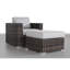 Fauteuil d'appoint rembourré confortable - aucun assemblage requis