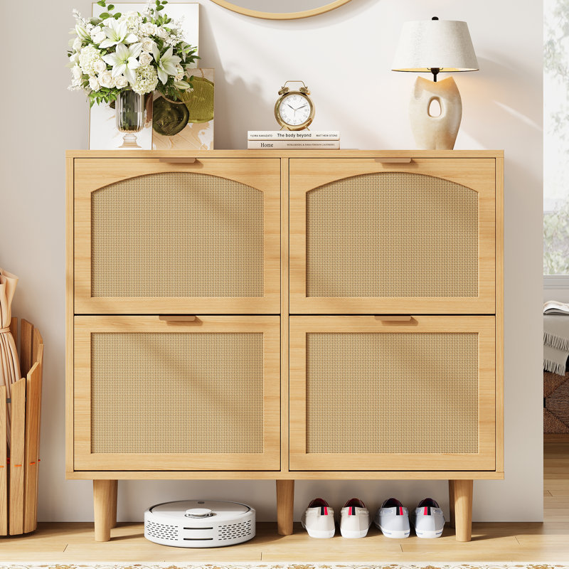 16 Pair Shoe Storage Cabinet