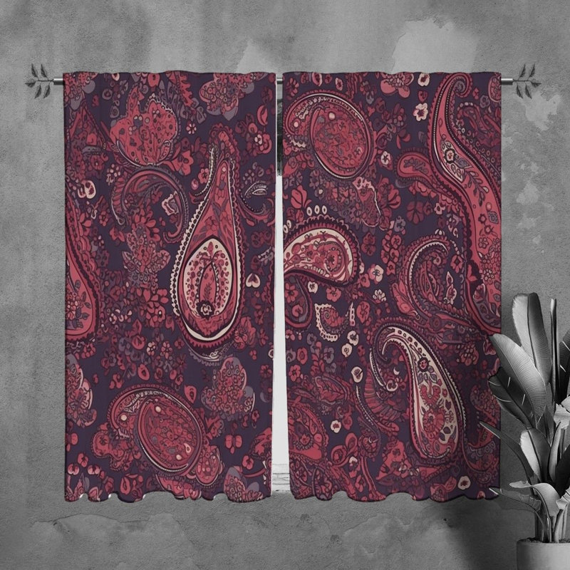 Rideau en polyester Kenslei, L 40 po x L 61 po