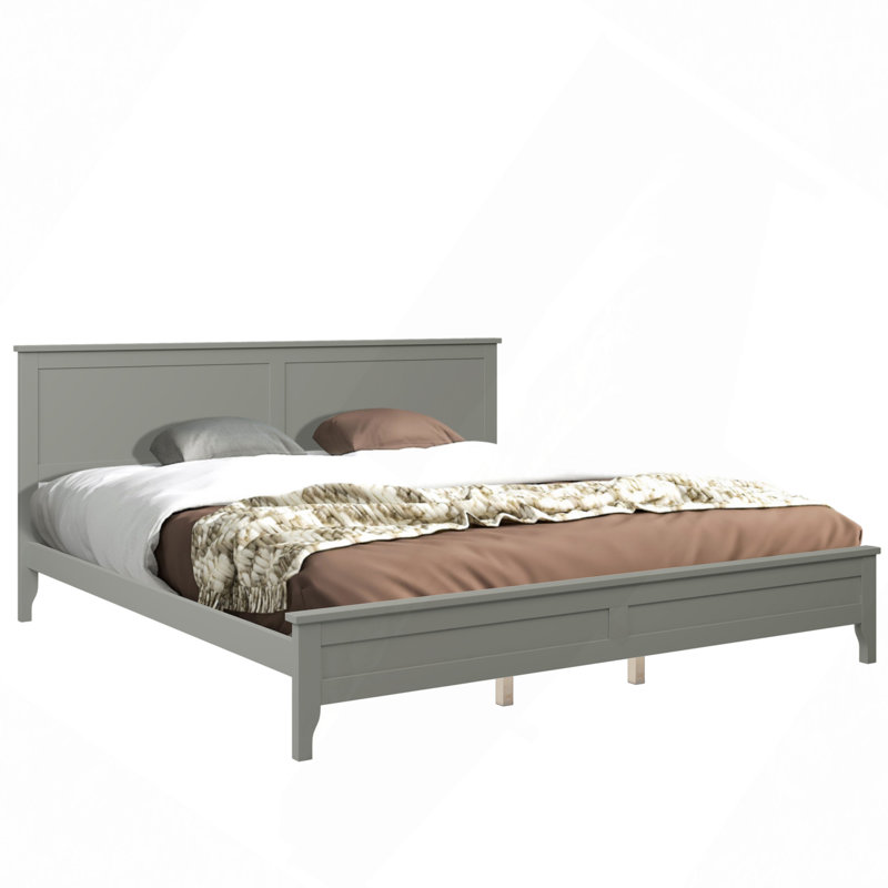 Modern Bed, Modern Solid Wood  Platform Bed