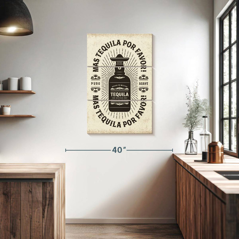 Yarlin Tequila, 38" H x 24" W