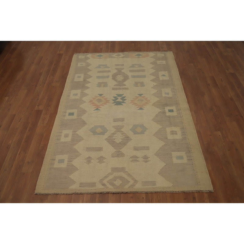 Tapis tissé à la main en laine Kilim