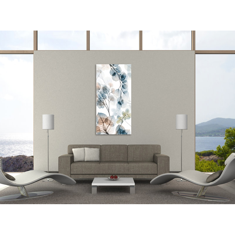 «Skyward Reach 2», toile tendue par Albert Koetsier, H 60 po x l 30 po x P 1,5 po