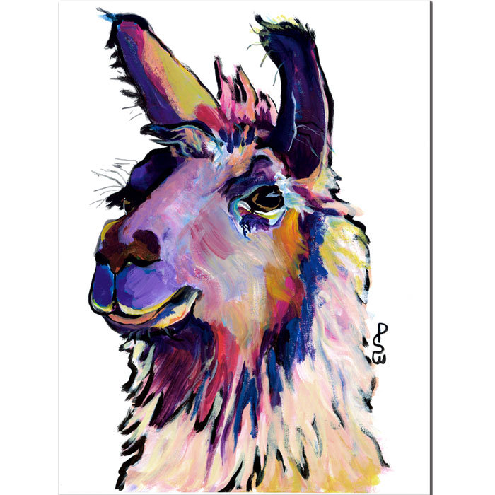 « fabio », reproduction de peinture à l’acrylique sur toile, H 47 po x l 35 po x P 2 po, Toile tendue