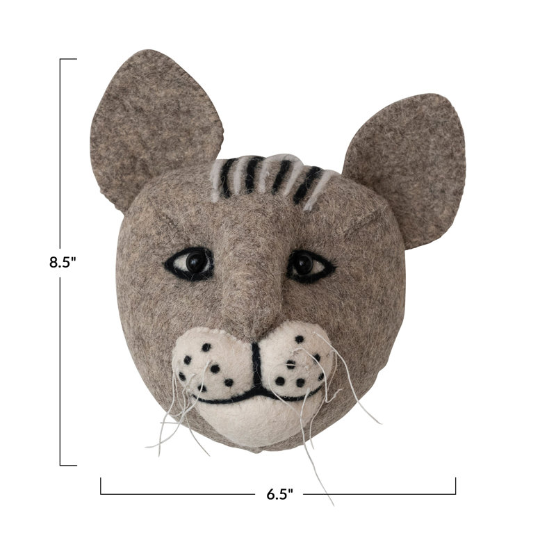 Handmade Animals Wall Decor on Wool / Felt