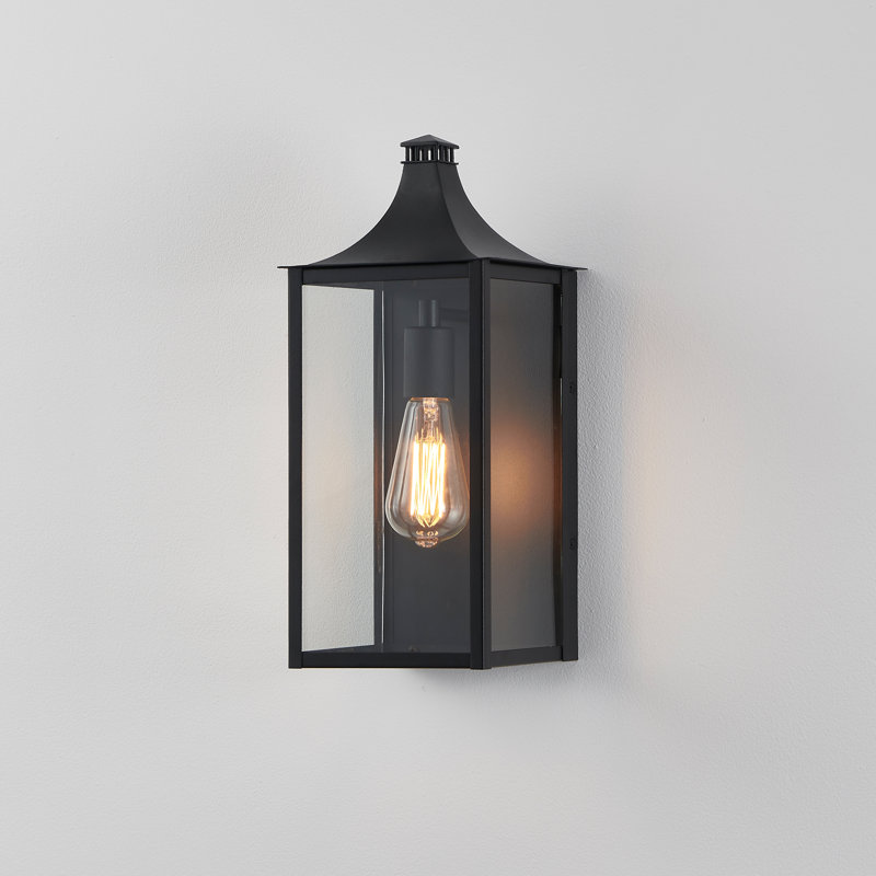 Lanterne murale d'extérieur 1 lumière H 15,75 po