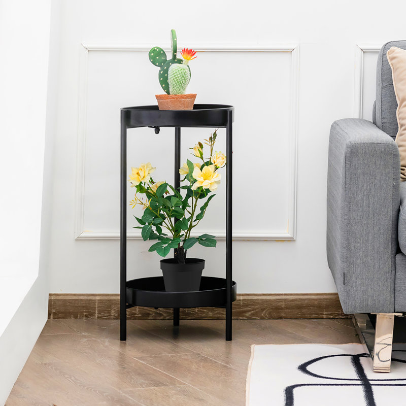 Plant Stand, Black, H60 x L30 x D30cm