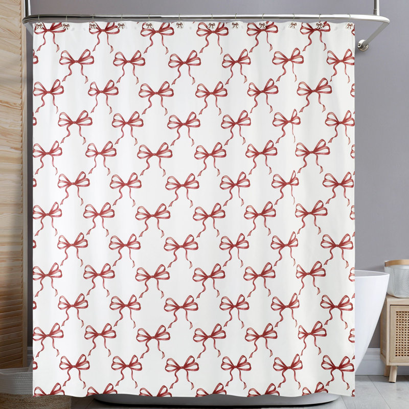 Lefton Shower Curtain & Hook Set