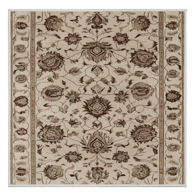 Machine Washable Persian Beige Area Rug