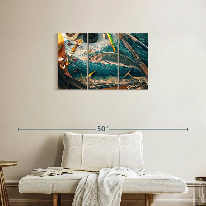 Senne All About Fishing, H 20 po x l 33 po