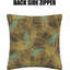 Indoor / Outdoor Ikat Brown Square Throw Pillow Cover-1941150498