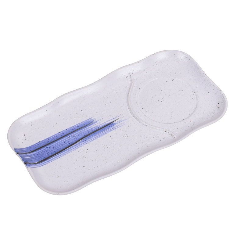 Yanco Ocean Porcelain Divided Serving Dish