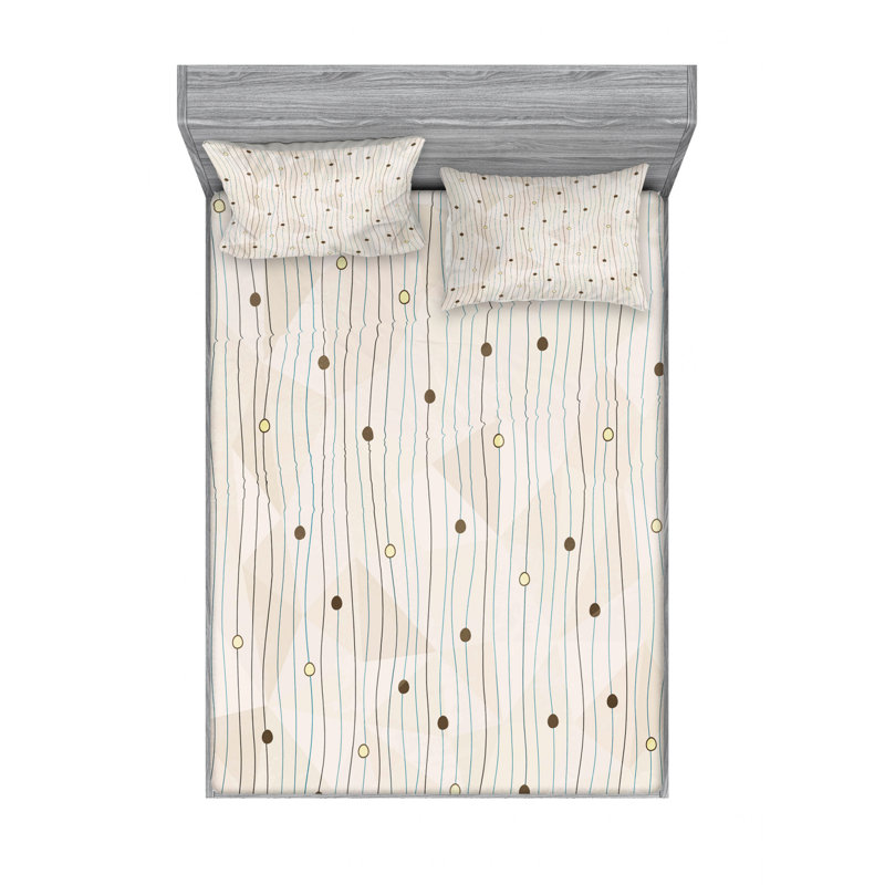 Microfiber Sheet Set, Full/Double Sheet Set with Fitted Sheet