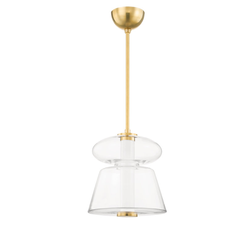 Wickford Chandelier, Aged Brass