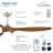 Pierce 65" Led Smart Ceiling Fan-116794810-116794813