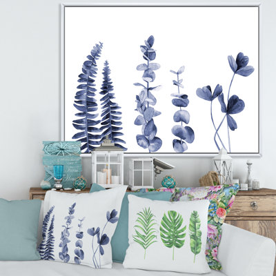 Eucalyptus I - reproduction de cadre flottant sur toile