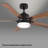 Radiant 5-Blade Smart Ceiling Fan With Integrated Dimmable LED Light and Bluetooth Remote Control Included, Selectable Color Temperature (2700K, 3000K, 3500K, 4000K)-123804464-123804463-123804462