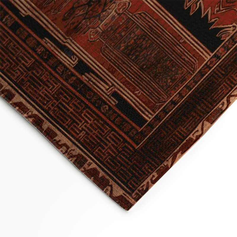 Tapis intérieur et extérieur ArtDeco, Rectangle 5 pi x 7 pi