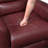 Glider Reclining Chair Swivel Motion Red Breathable Faux Leather Upholstery Luxury Living Room Furniture, Movie Chair-1109478367