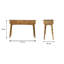 Leonardo 115cm Solid Wood Console Table