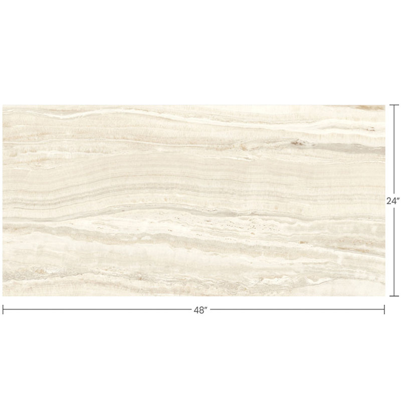 Infinity Stone 24 x 48 ivoire poli, Ivoire ivoire