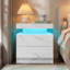 LED Nightstand with Drawers-784461243