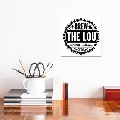 Brew the Lou 1 Piece Wrapped Canvas Wall Art