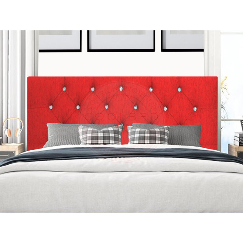 Lechlade Upholstered Headboard, Small Double (4'), Chenille Purple