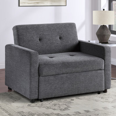 Fauteuil-lit convertible de 49 po de large Lida