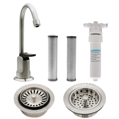 Westbrass Kitchen Faucet with Soap Dispenser