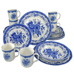 Royal Classic Piece Porcelain China Dinnerware Set - Service for 6