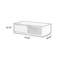 Table basse en noyer avec quatre tiroirs-1337262523