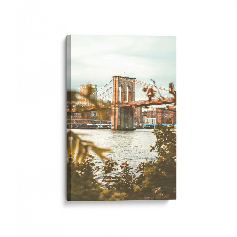 Impression sur toile Brooklyn Glow, 8 po x 12 po, Toile tendue