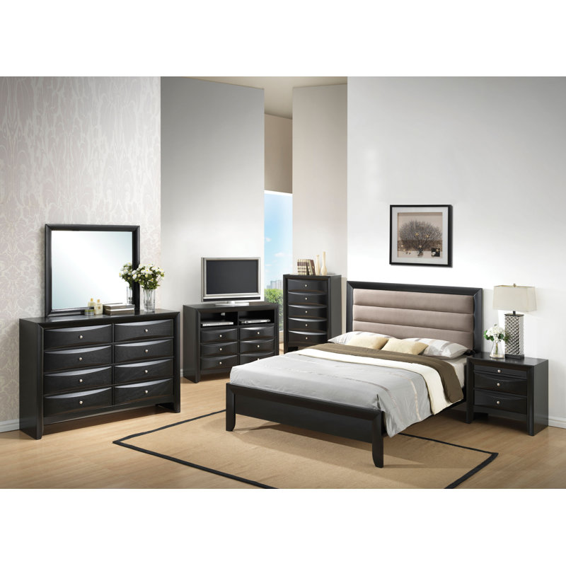 Lyons 59'' W 8 - Drawer Dresser, Black