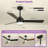 Karlena 48'' Modern Ceiling Fan with LED Light and Remote Control  