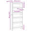 Steel Book Cabinet Bookcase-750201092-750201091
