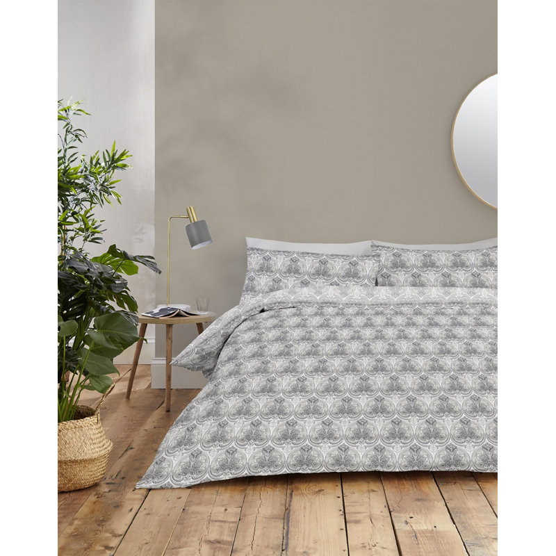 Plaskitt Grey 300 TC, Double - 2 Pillowcases