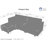 Tomario 86.21'' Faux Leather Curved Arm Modular Sofa & Chaise With Ottoman-70543687