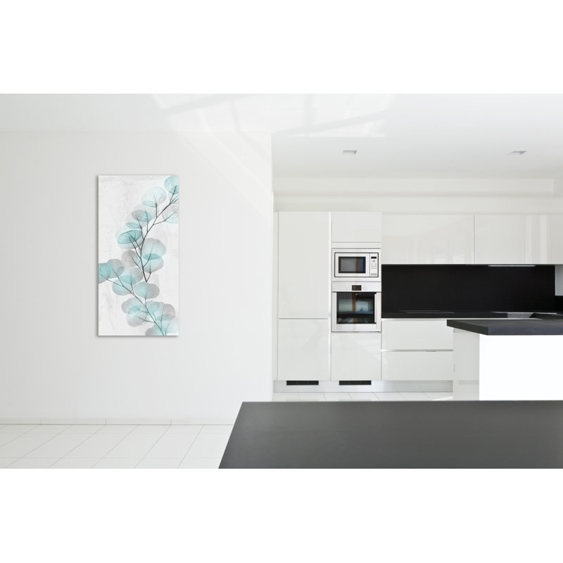 «Eucalyptus Glow 2», toile tendue par Albert Koetsier, H 48 po x l 24 po x P 1,5 po