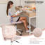 Chaise de bureau ergonomique à roulettes Ebern Designs-1103808941