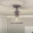 Quoizel Glass Semi Flush Mount